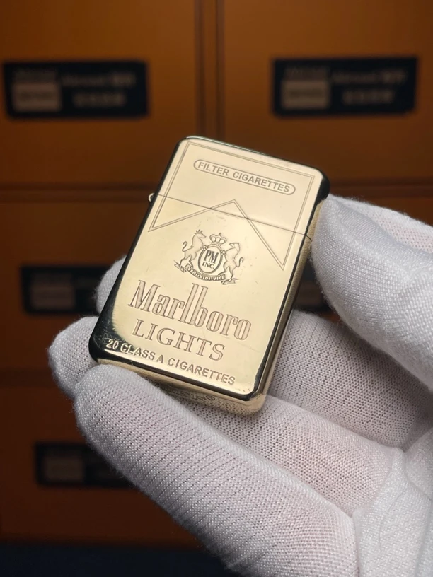 微瑕高档 首领光版錾刻万宝路男士精品煤油打火机CF003-170248