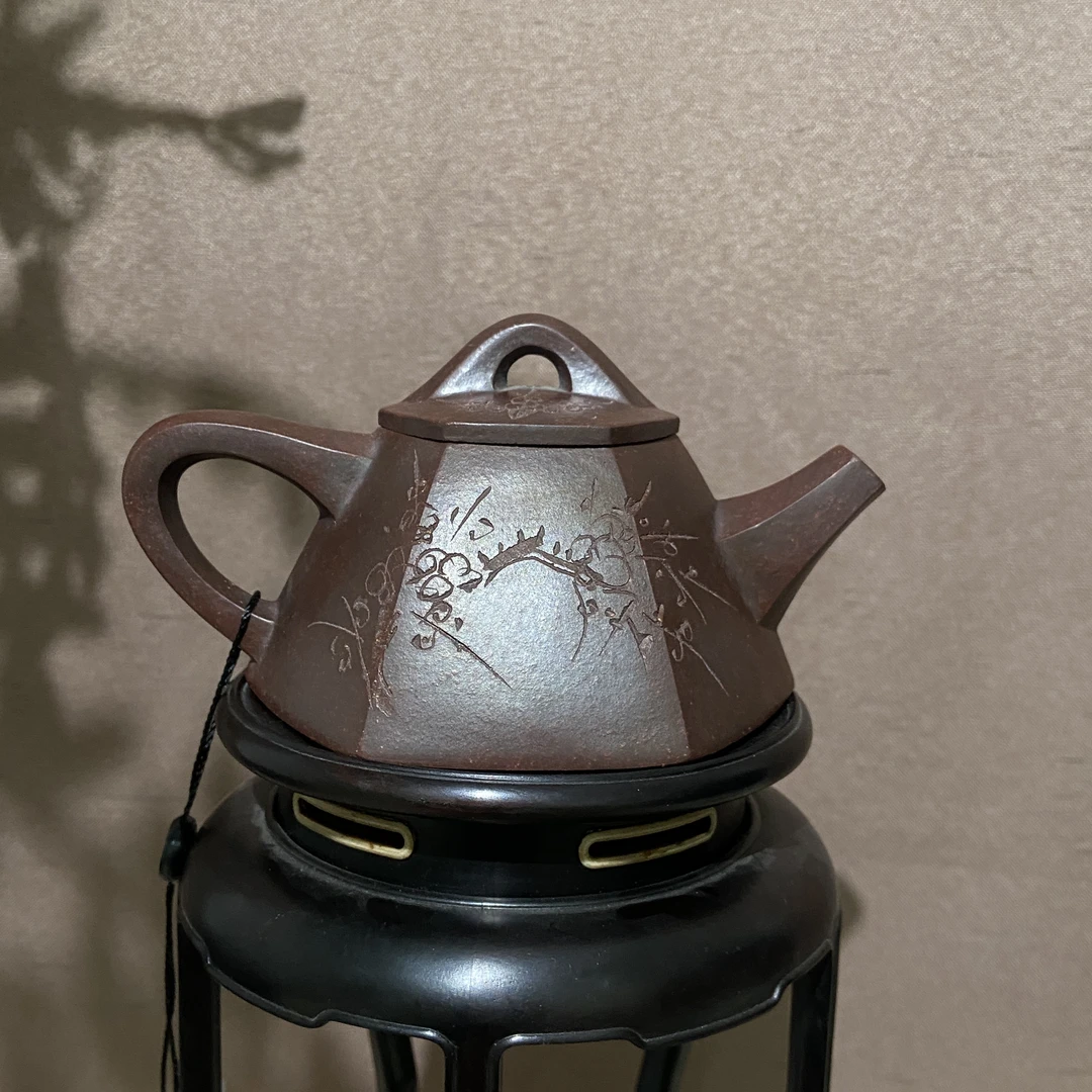 宜兴手工紫砂陶 茶壶GS3411-40