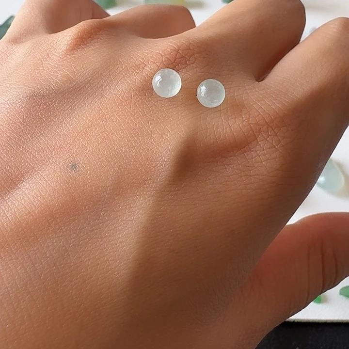 定制翡翠未镶嵌珠子5.0