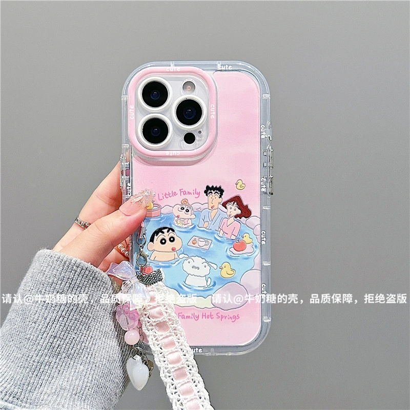 羽纱奶油壳适用苹果17/iPhone/华为荣耀/OPPO/VIVO/小米/手机壳潮