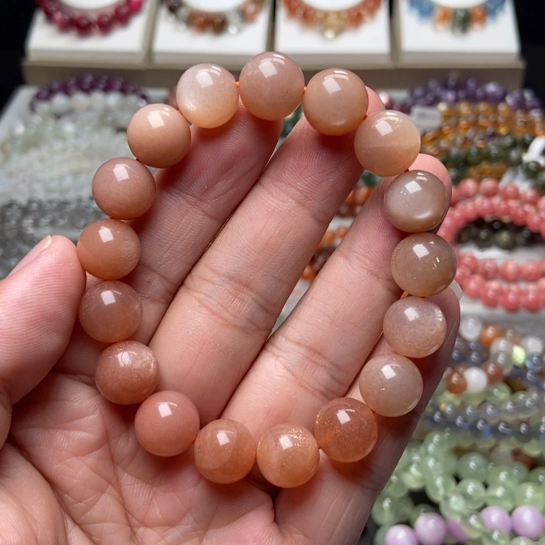 无非金属橙月光手链