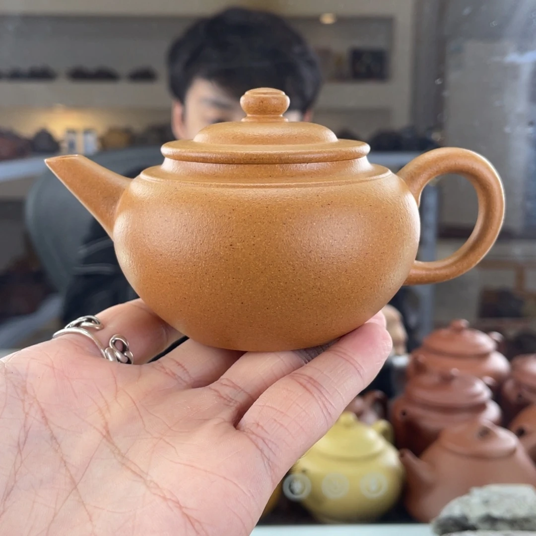 茶壶紫砂180cc黄金段茶壶