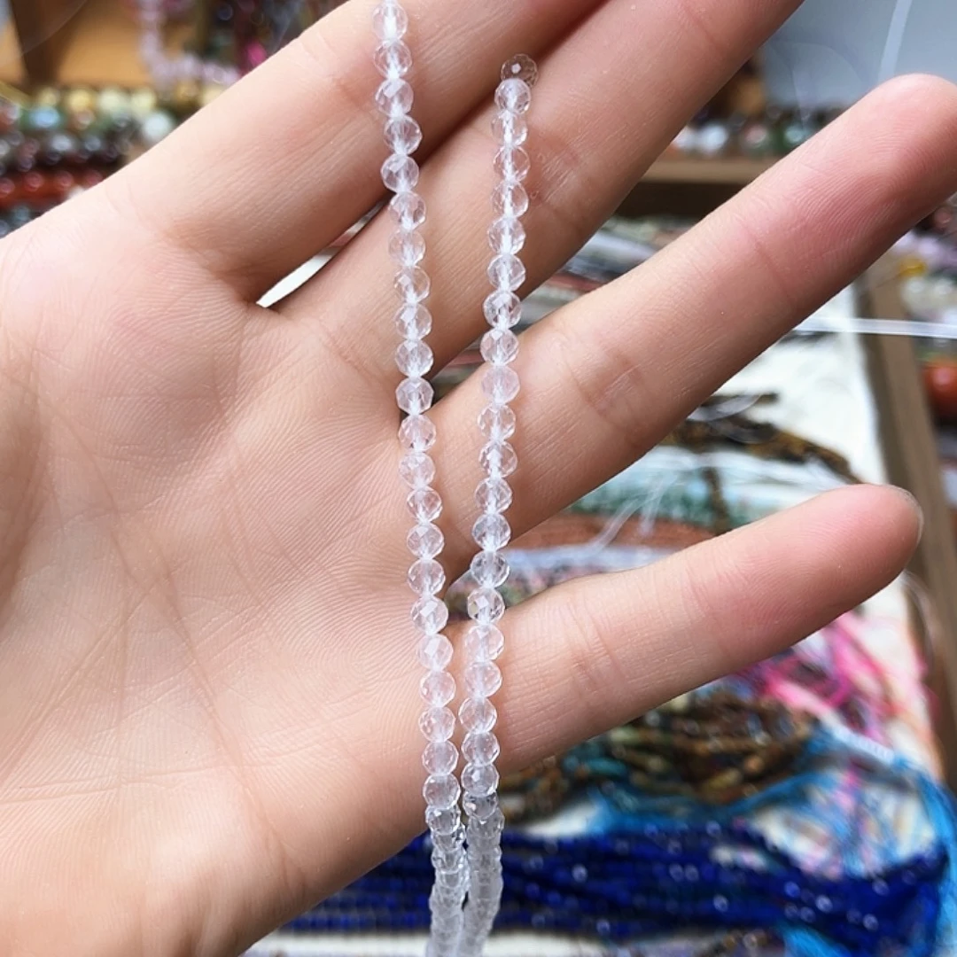 玛瑙/玉髓未镶嵌珠宝半成品卡4白水切面一条