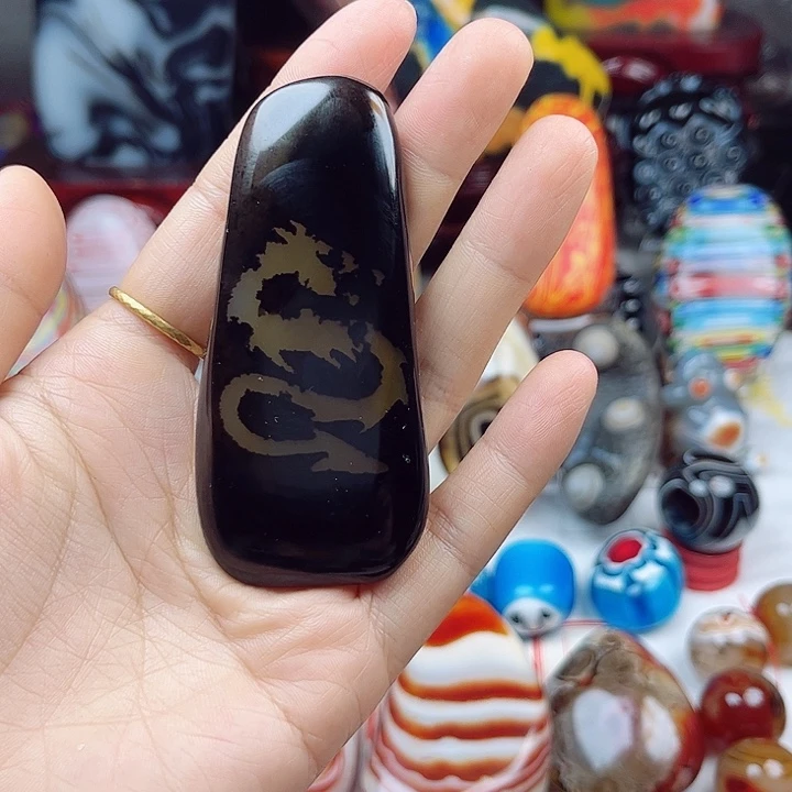 玛瑙/玉髓未镶嵌耳饰