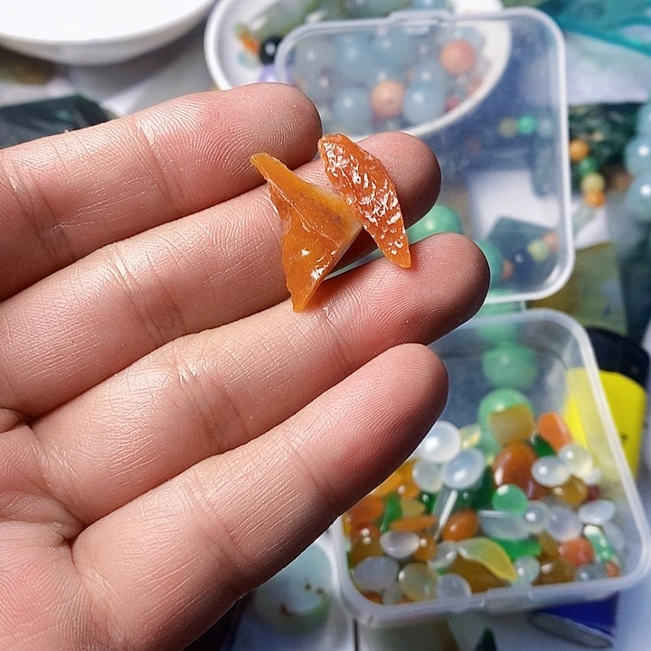 翡翠散珠天然翡翠A货