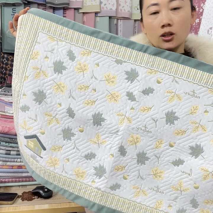 棉特价促销绿色枫叶