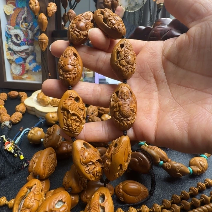 橄榄核手串/手链财神