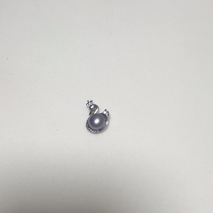 颈饰钛钢淡水珍珠