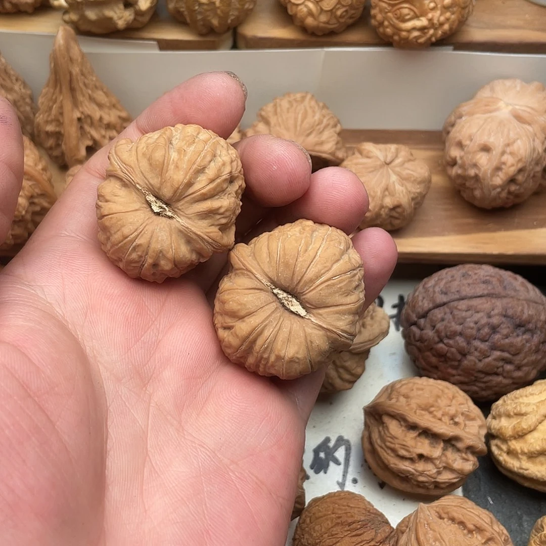 荒***梅吊坠文玩核桃南瓜