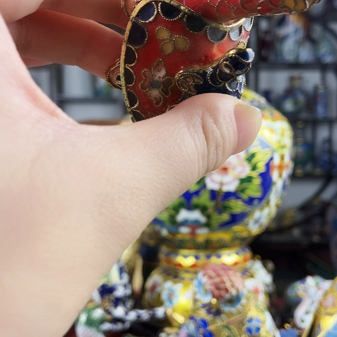 琴***里铜景泰蓝小乌龟一个创汇