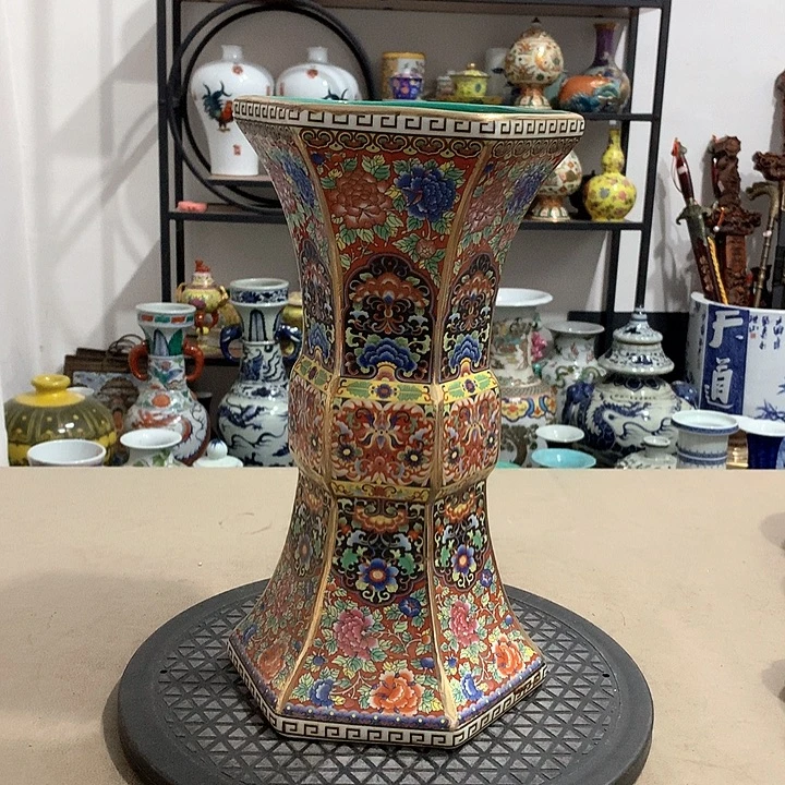 摆件陶博古架陶瓷摆件