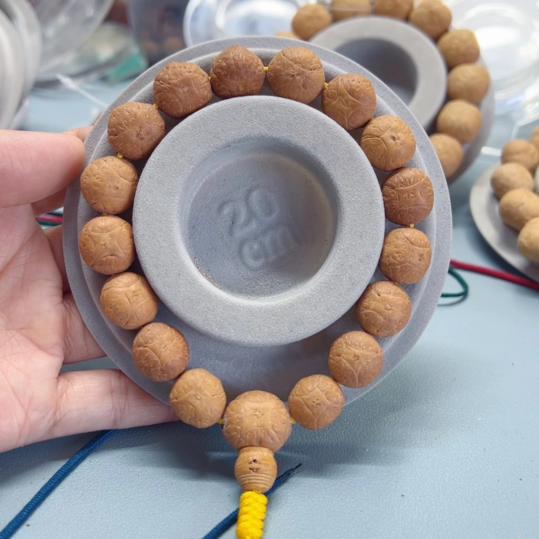戒***钱手串凤眼菩提15微色差麒麟福利81@9733