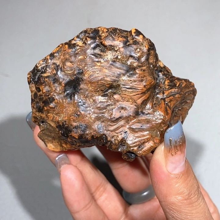 玛瑙/玉髓车挂合金石****缘159