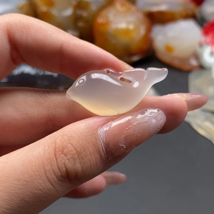 玛瑙/玉髓未镶嵌颈饰