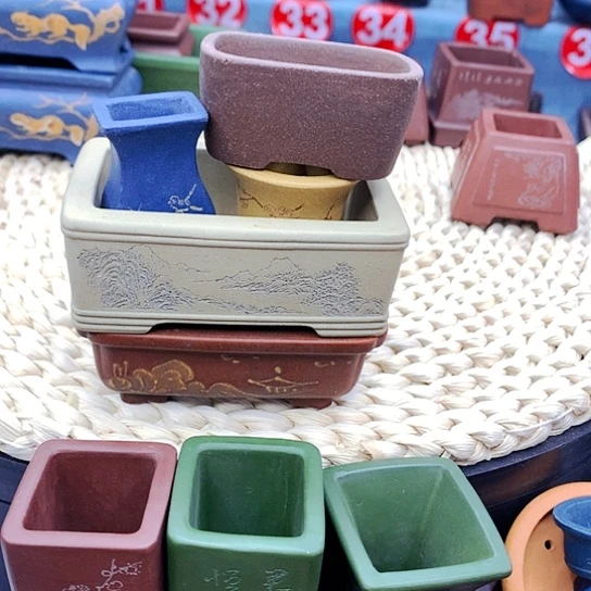 【闪购商品】紫砂花盆小*紫砂花盆