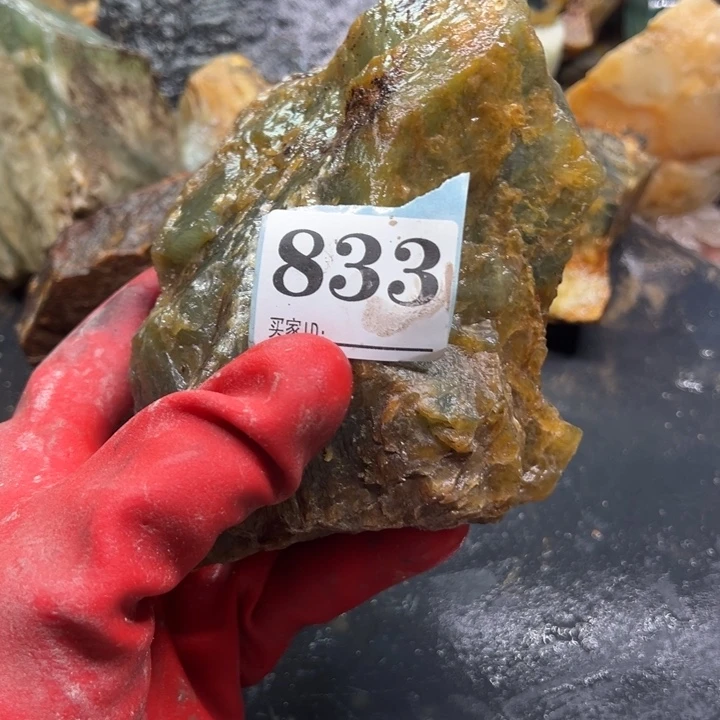 透闪石-蛇纹石玉珠宝奇石未镶嵌又****天