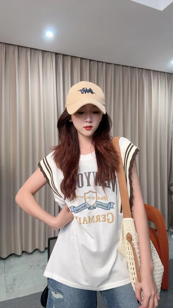 ［海南珍珍］新品韩版百搭T恤 1936