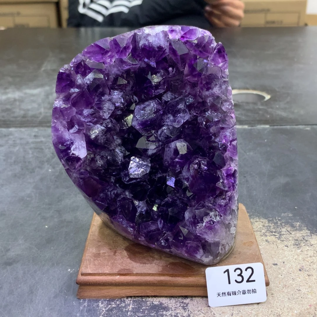 水晶摆件未镶嵌紫晶132