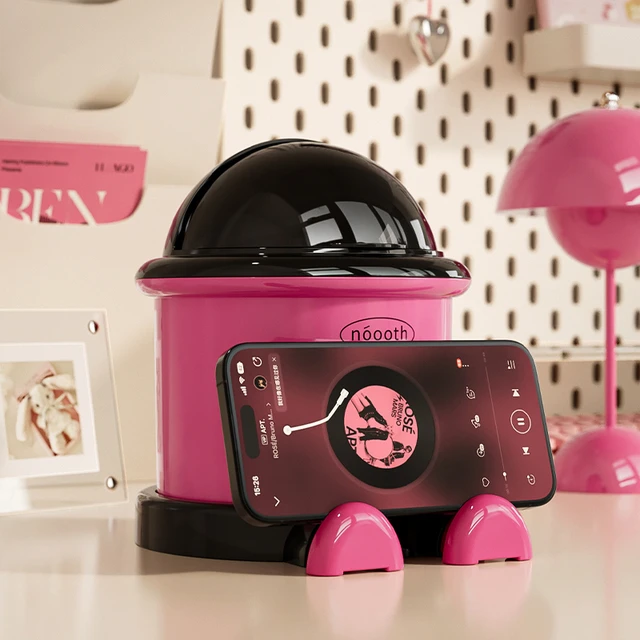 诺室桌面垃圾桶高颜值带盖斯宾塞手机迷你垃圾收纳桶可爱台面纸篓