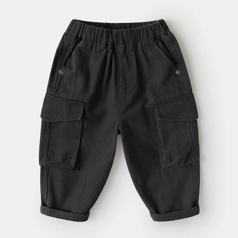 男童工装裤休闲长裤子春装春秋款新款童装儿童小童春季痞帅潮