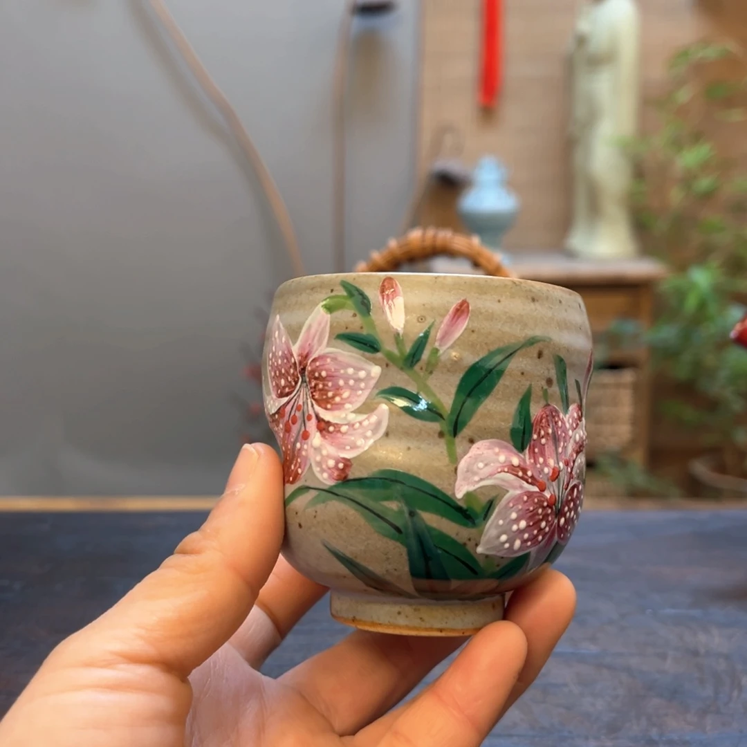 杯茶叶景德镇柴烧杯