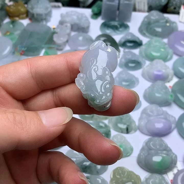 翡翠未镶嵌颈饰天然翡翠