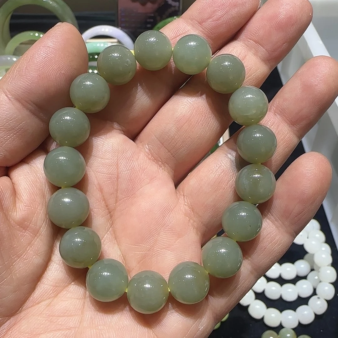 和田玉未镶嵌手链28