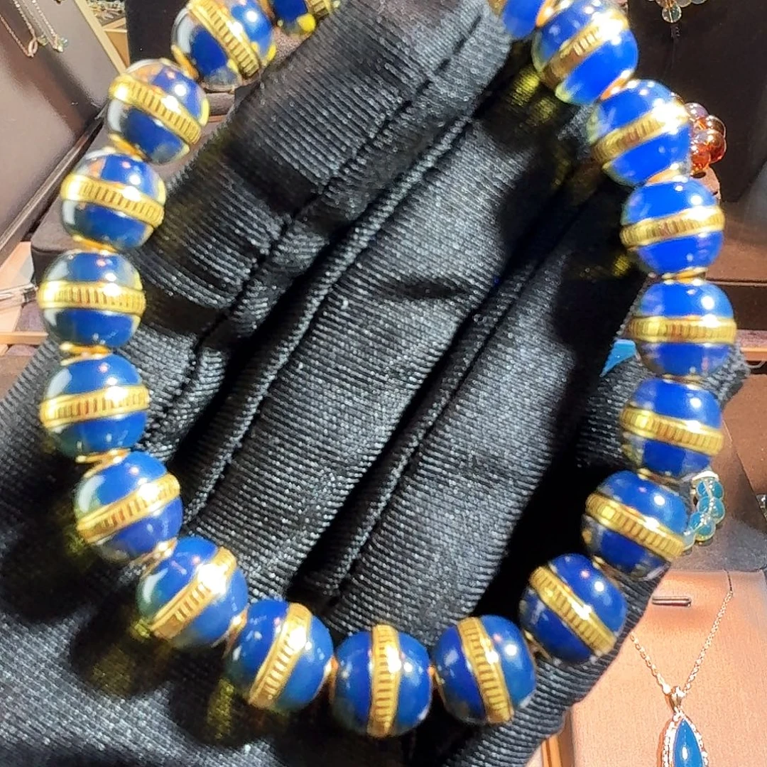 琥珀银S925镶嵌手链墨西哥1.0mm