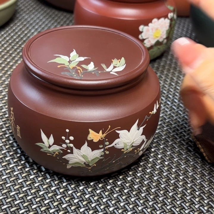 紫砂茶叶罐中高端紫砂茶叶罐