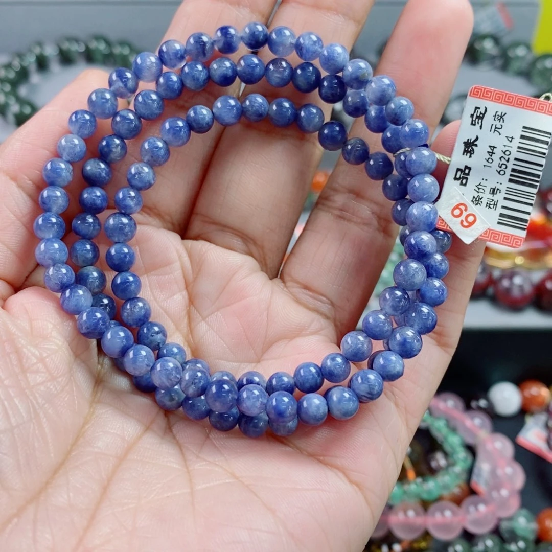 未镶嵌手链水晶蓝线石手链652614