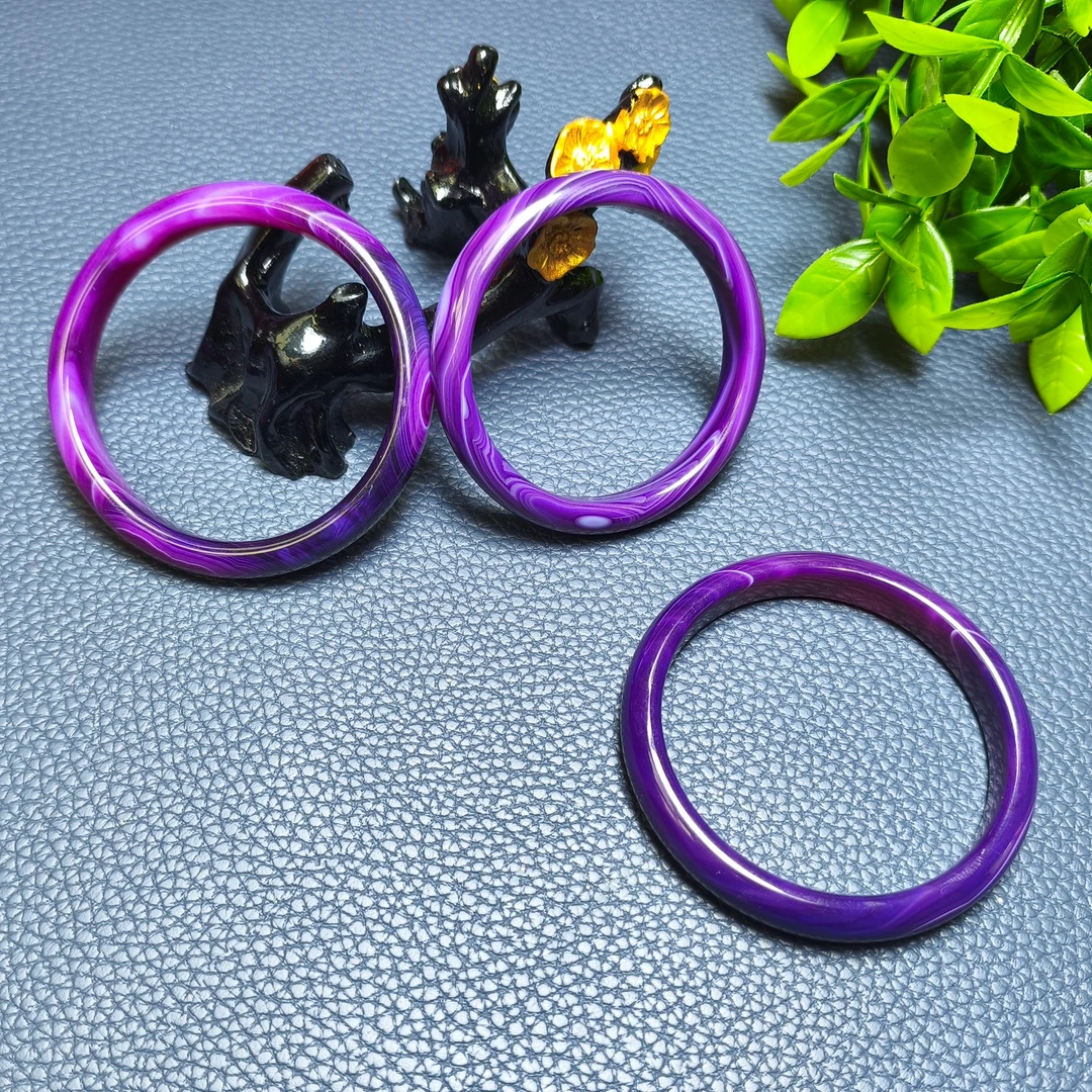 YZ010 紫俱来手镯妖孽紫 天然珠宝 多样性发一