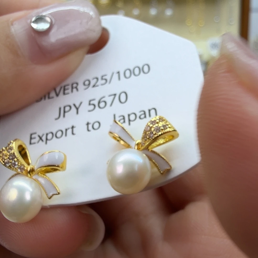 耳饰未镶嵌淡水珍珠