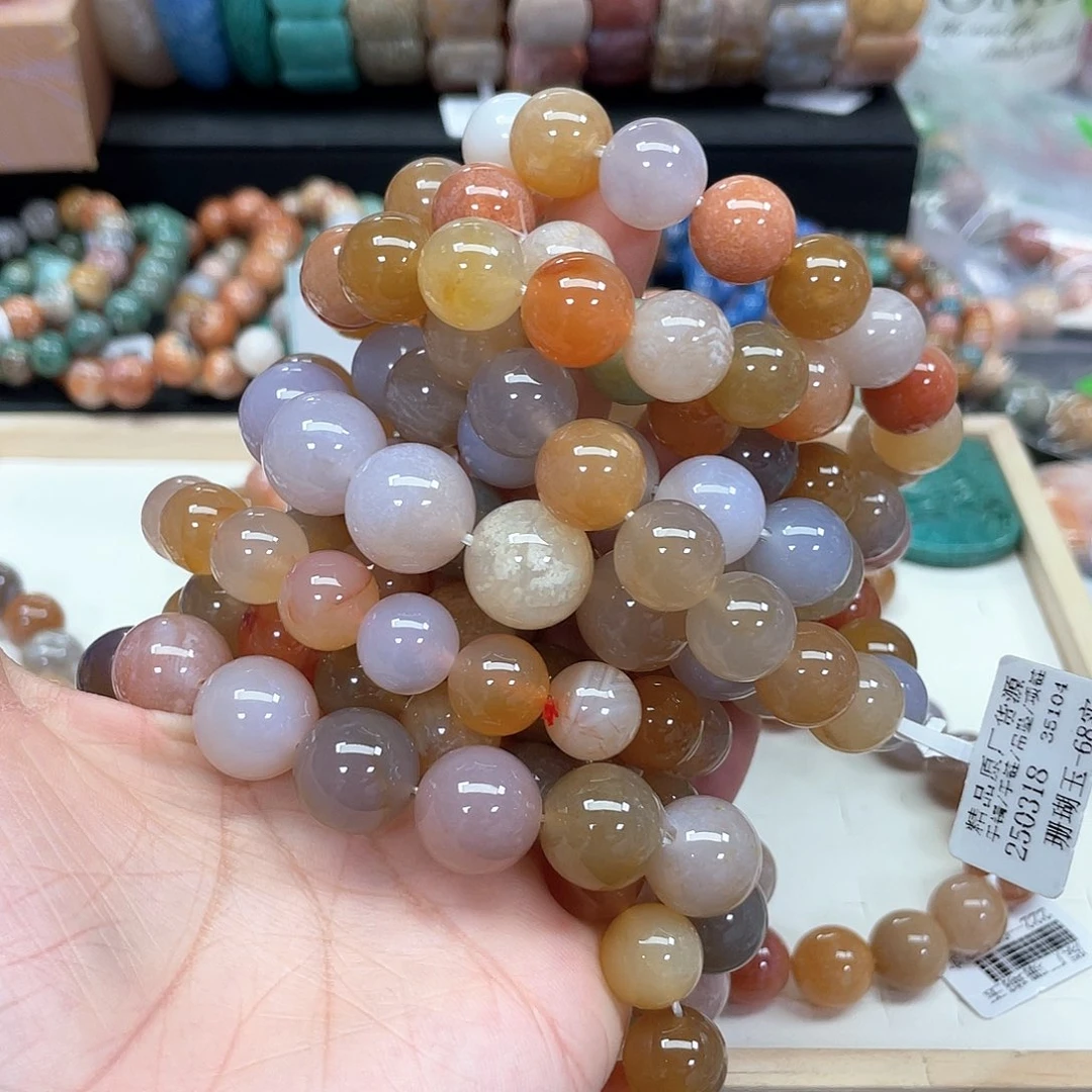硅化珊瑚（珊瑚玉）手串未镶嵌维*165