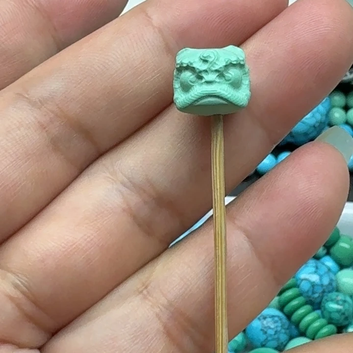 尺寸11➕对孔10➕绿醒狮配珠