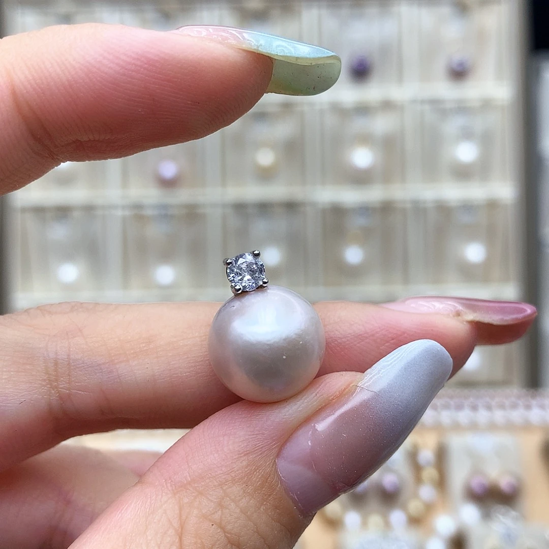合金淡水珍珠颈饰