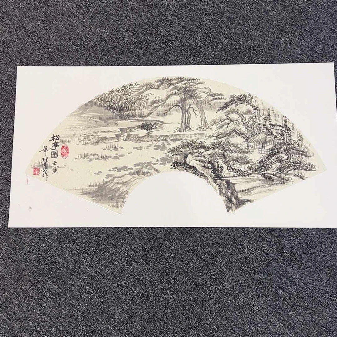 国画斗方题材手绘精品