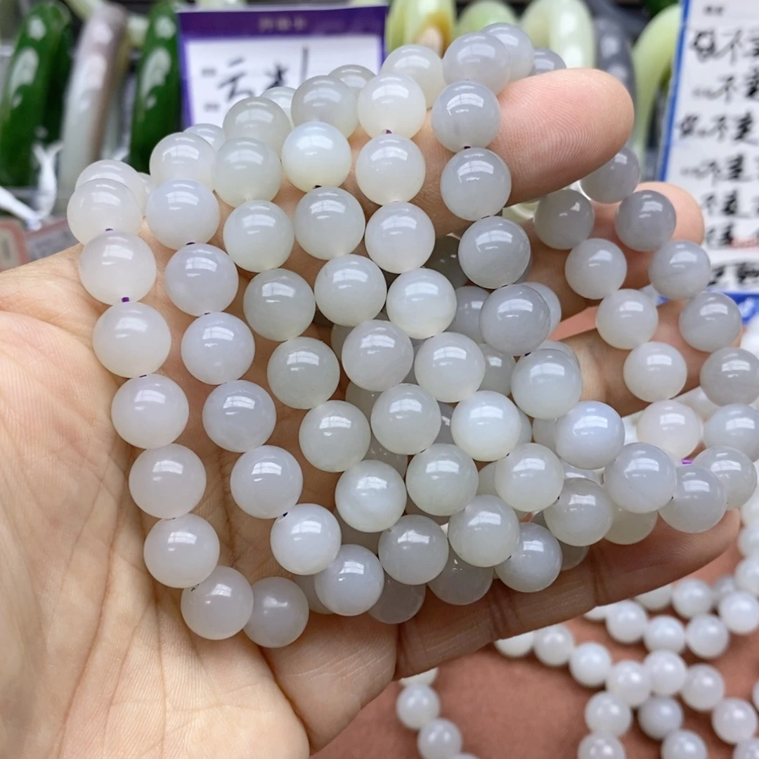 未镶嵌手链和田玉卡10拍一发一