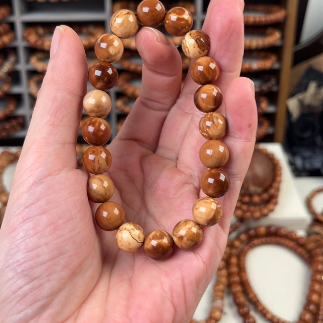 不***学手串库克花皮圆珠单圈