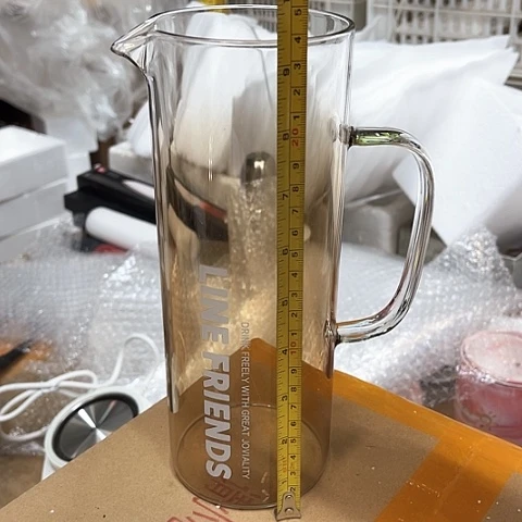 微瑕，不能明火，口径9，高度23玻璃引流一个