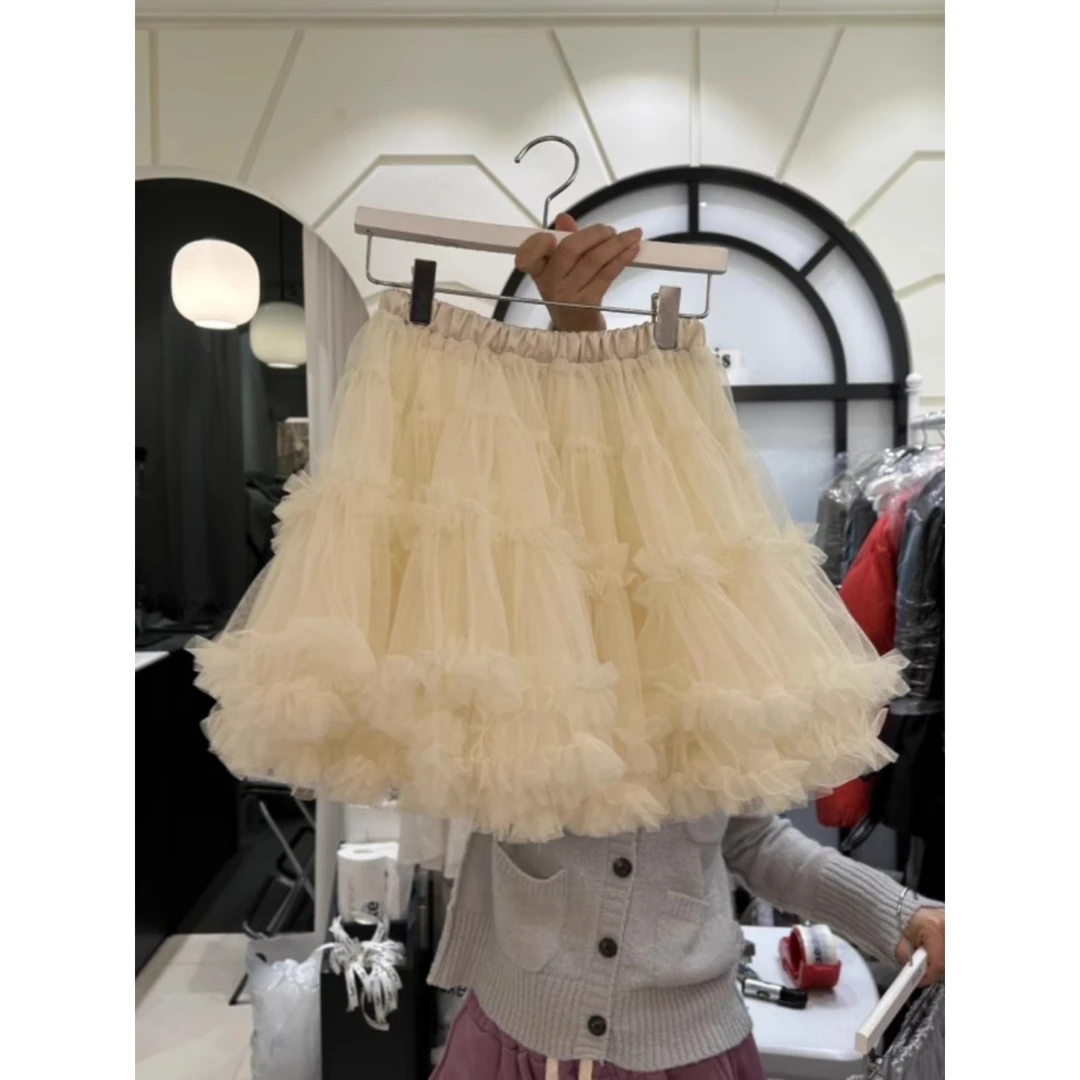 大码胖mm韩系甜美木耳边抽绳半身裙女夏季新款显廋纯欲风A字短裙