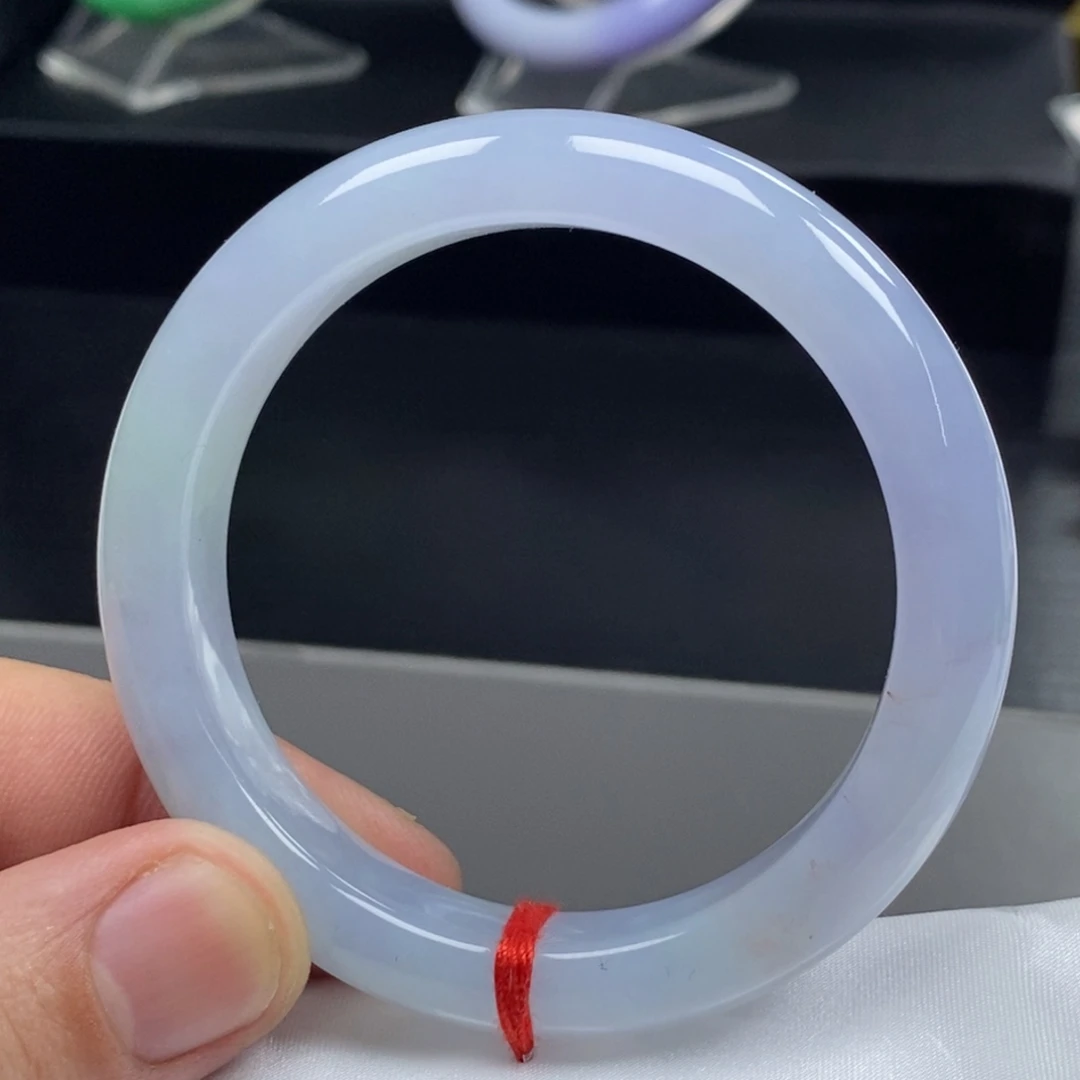 翡翠未镶嵌手镯54正圈