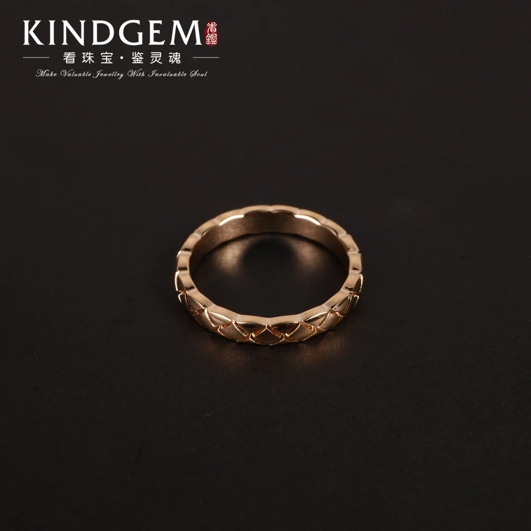 铜合金戒指 个性轻奢小众百搭简约闭口戒指 C-29796