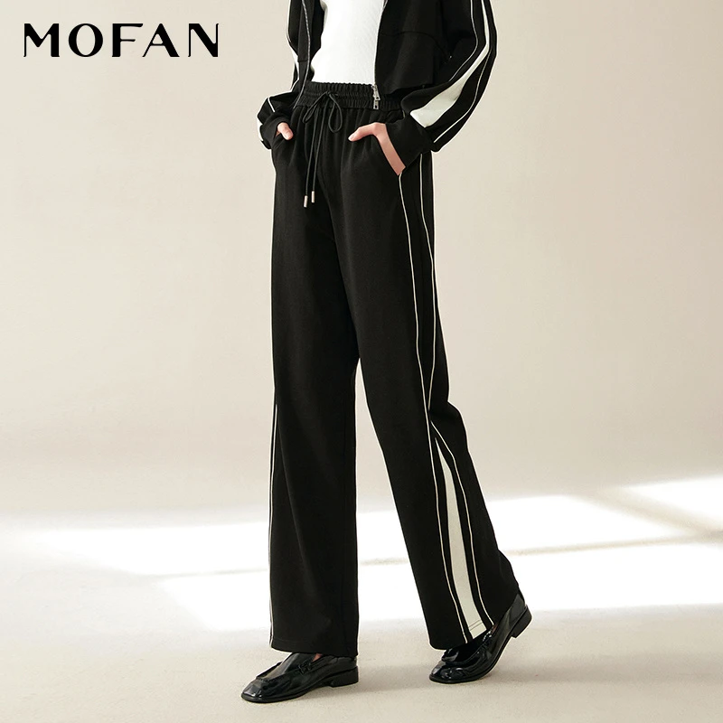 【小北专属】MOFAN摩凡秋新款黑色休闲裤MKK453731