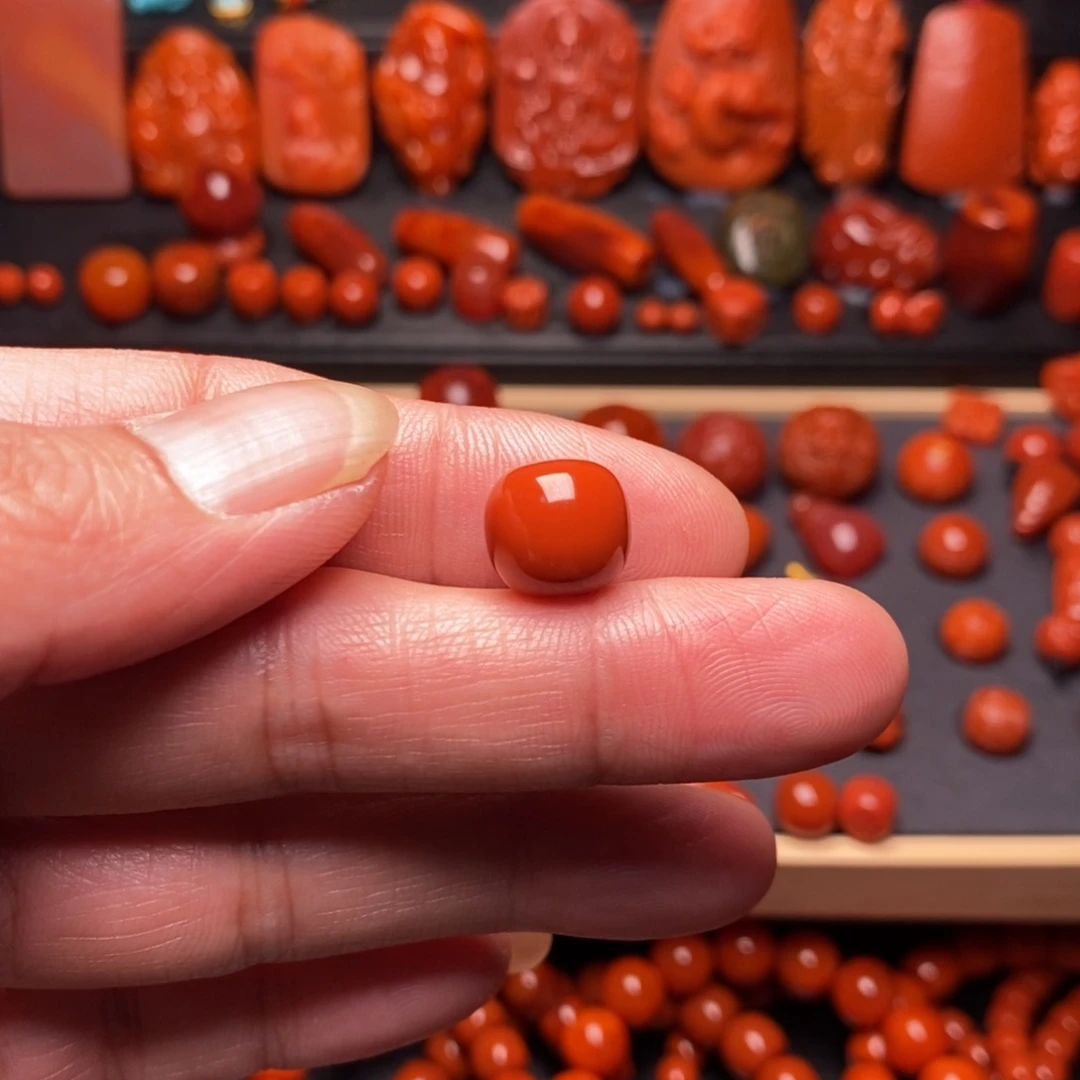 南红玛瑙配饰老型11.5未镶嵌明**好