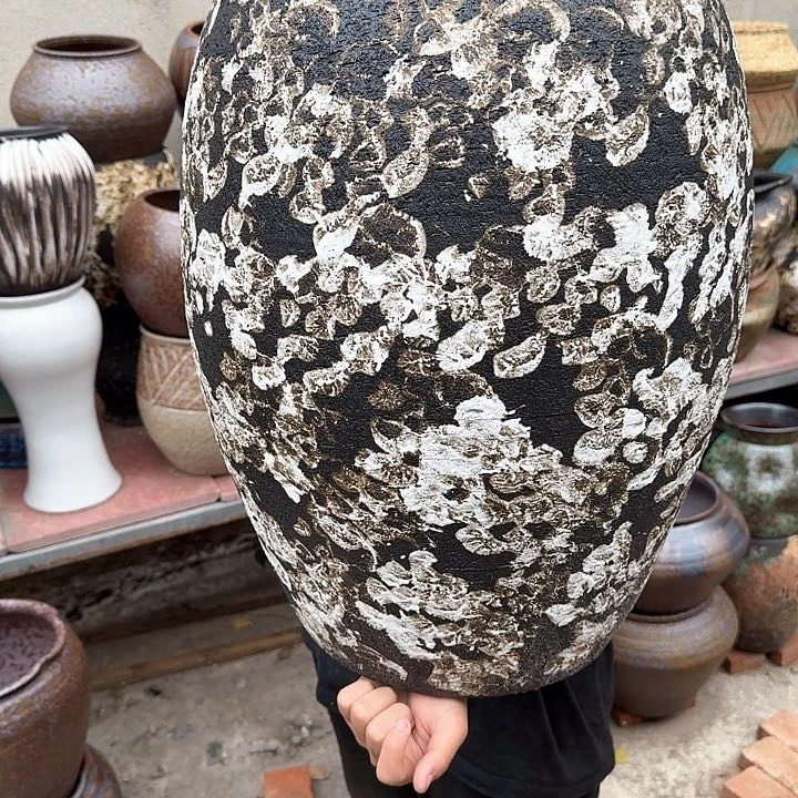 紫砂花盆高度50口径30