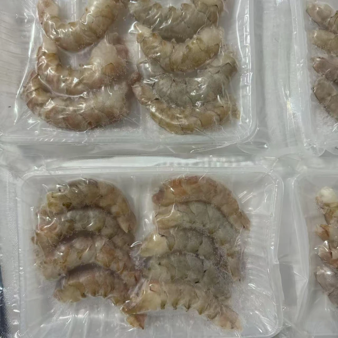 2030大号手剥斑节虾虾仁顺丰新鲜海鲜净重200G/盒共4盒