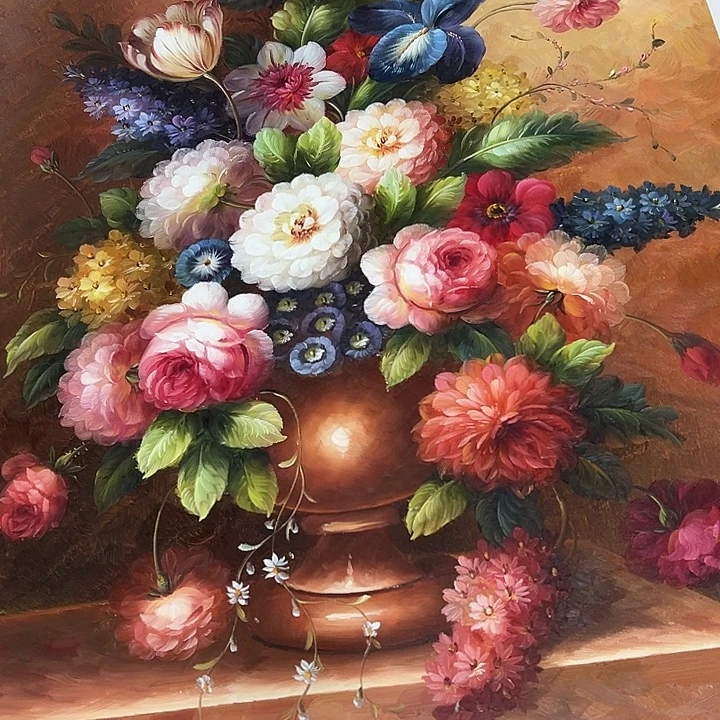 油画恭喜嘻嘻一直嘻嘻