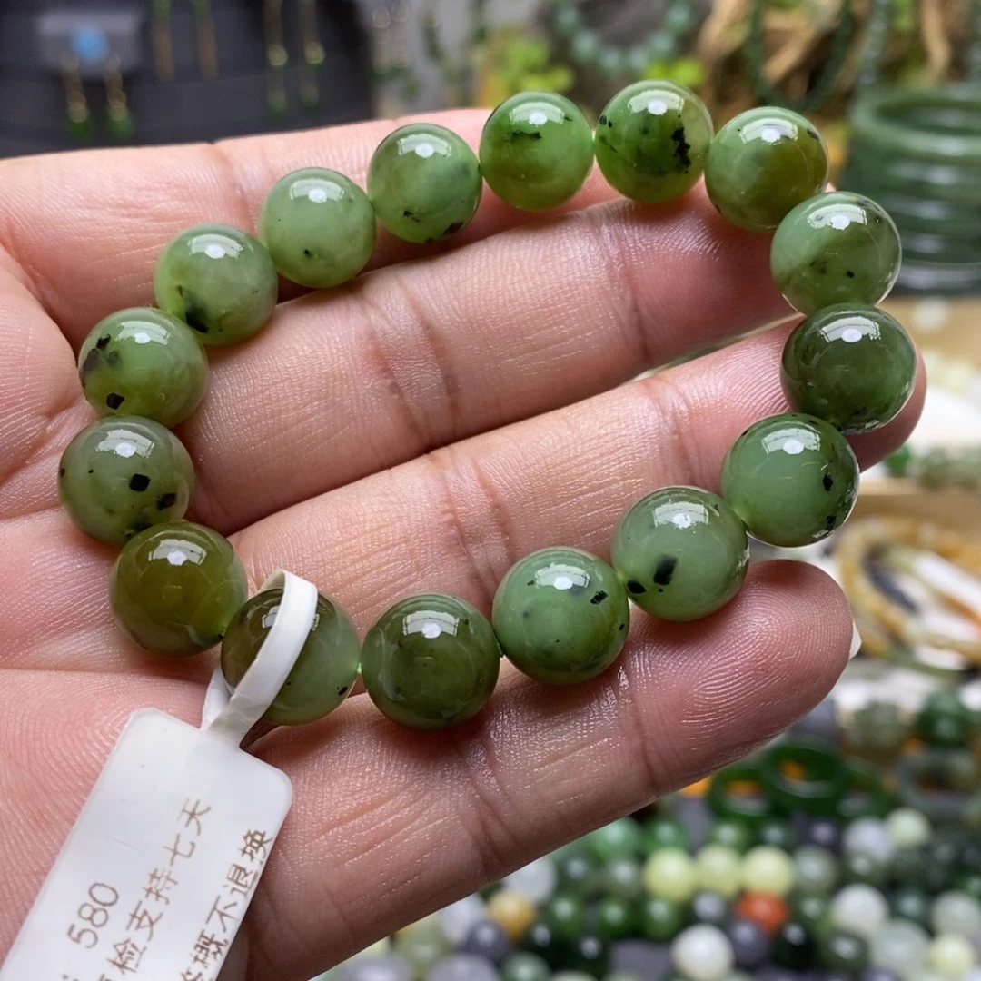 和田玉（碧玉）手链未镶嵌73