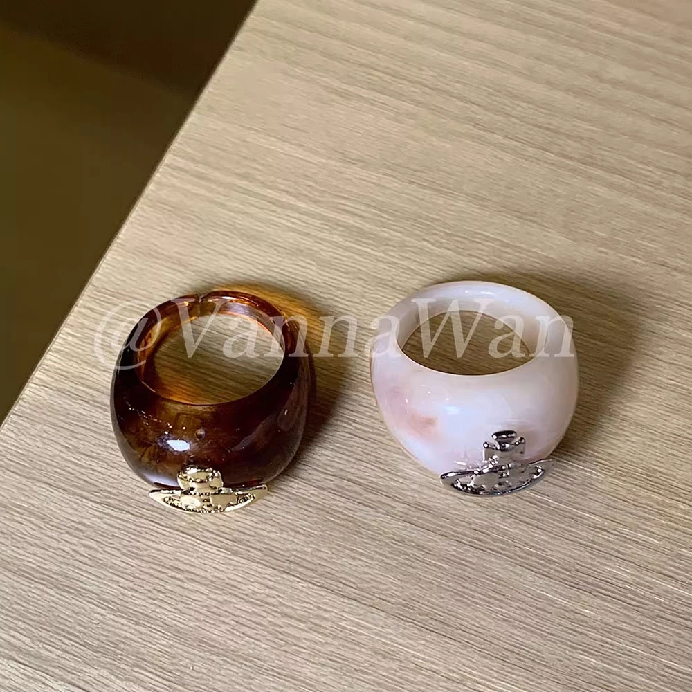 铜合金戒指 设计师飞船宽版戒指