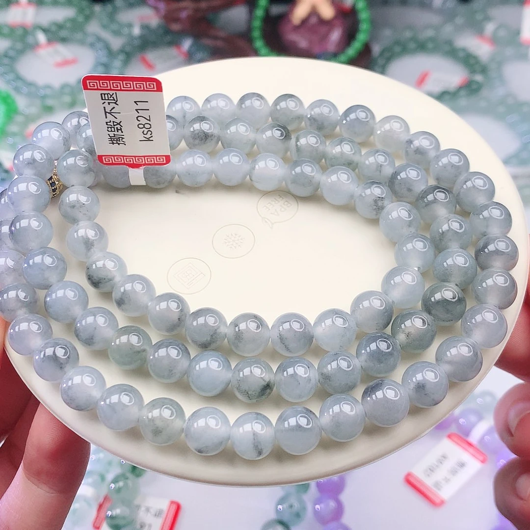 未镶嵌手链翡翠翡翠8mm
